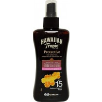 Hawaiian Tropic - Protective Dry Spray Oil - SPF 15 - 200ml