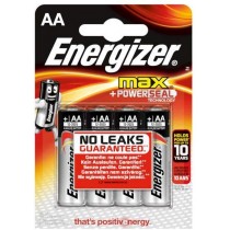 Energizer AA LR6 Max Alkaline Battery pack of 4