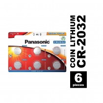 Panasonic CR2032 Lithium 3 Volt Battery card of 6 EAN: 0606682871619 ASIN: B0043QMUEQ