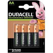 Duracell HR6 / DC1500 Pack of 4 Piles AA 1300 mAh