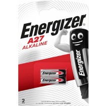 Energizer A27 Alkaline Batteries, 12V, Pack of 2