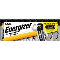 Energizer AA Batteries, Alkaline Power Double A Batteries, 10 Pack