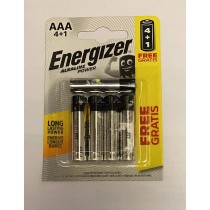 5 x Energizer AAA Alkaline Power Plus Batteries - LR03, MX2400, MN2400, MICRO