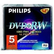 Philips CD+RW -  5 Pack