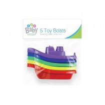 123 Baby Bath Boats 5 Pack